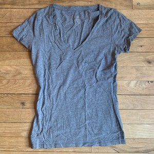 Mossimo Supply Co. Gray V-Neck Tee